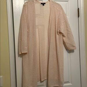 Light weight peach sheer cardigan